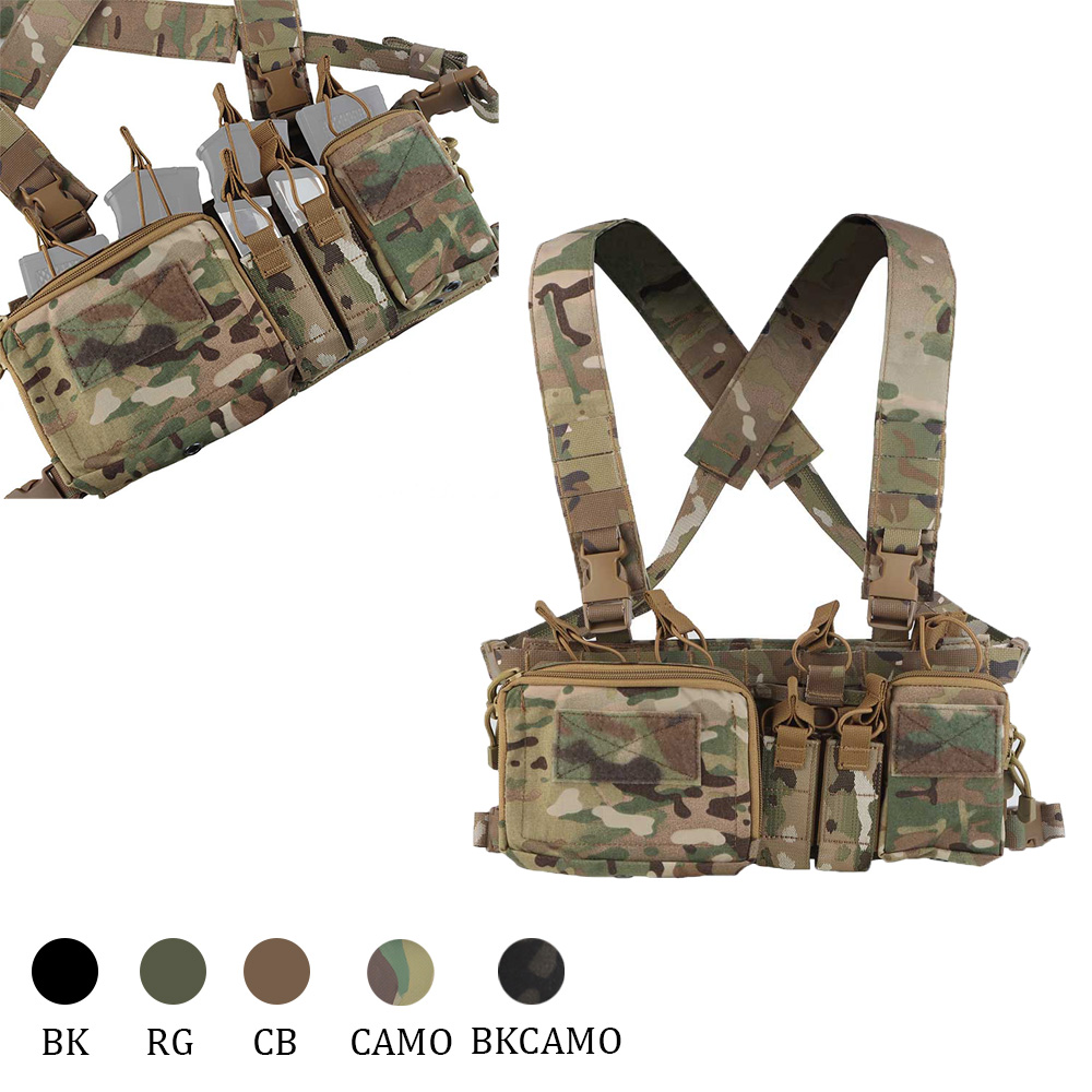 Heavy Equipment Supplies - OphidiaTac D3CRH Borstmontage Vestuitrusting Uitgebreide AirsoftVest