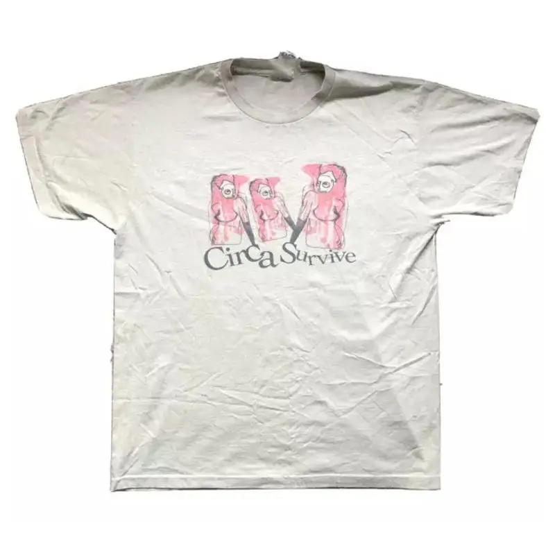 Heavy Equipment Operator Shirts - Circa Survive Band opnieuw gedrukt wit