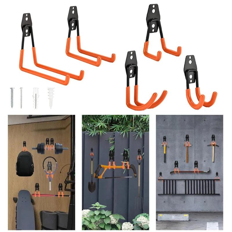 Heavy Equipment Supplies - Zware wandbevestiging ijzeren haak garage organizer
