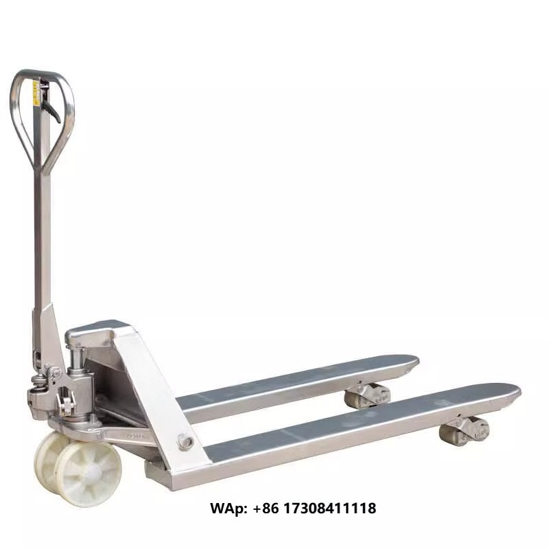 Hand Pallet Truck - Handpallettruck van roestvrij staal met PU
