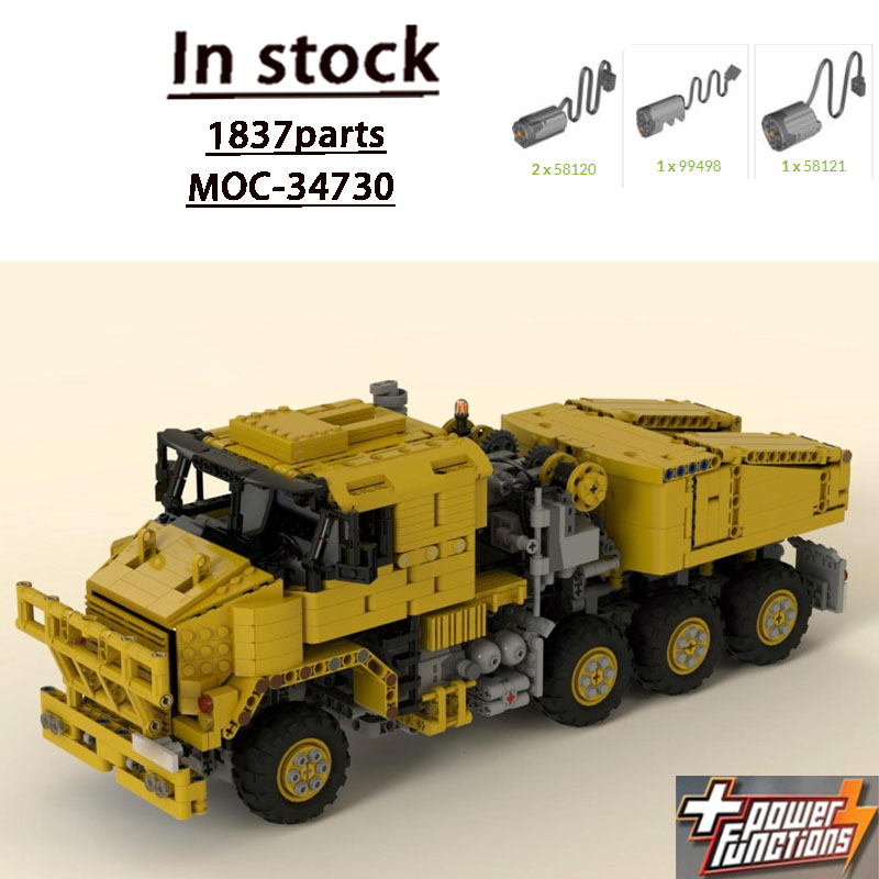 Heavy Equipment Certificate - MOC-34730 Nieuwe Zware Apparatuur Transportwagen Bouwsteen