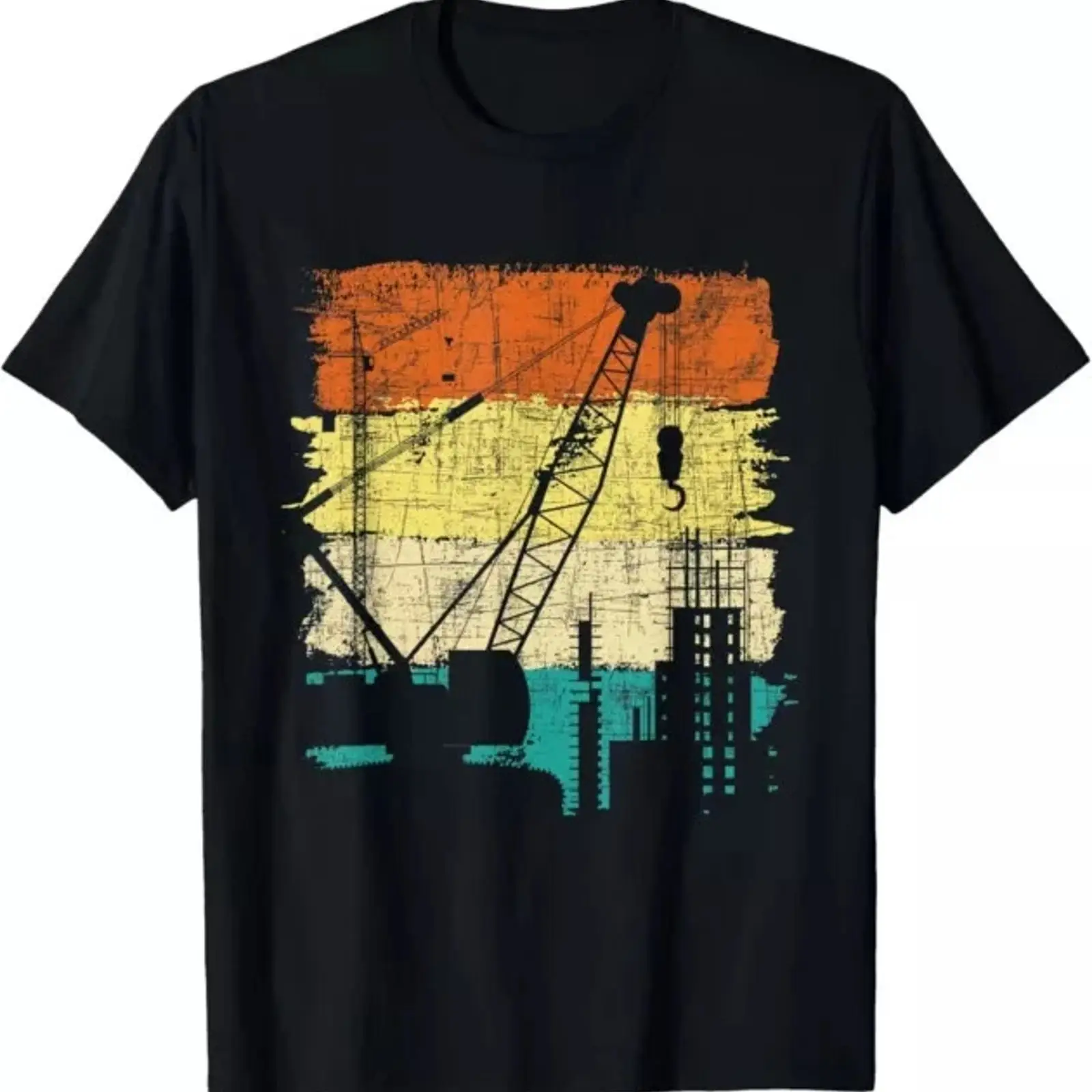 Heavy Equipment Operator Shirts - Kraanoperateur Retro Tower Heavy Equipment Driver