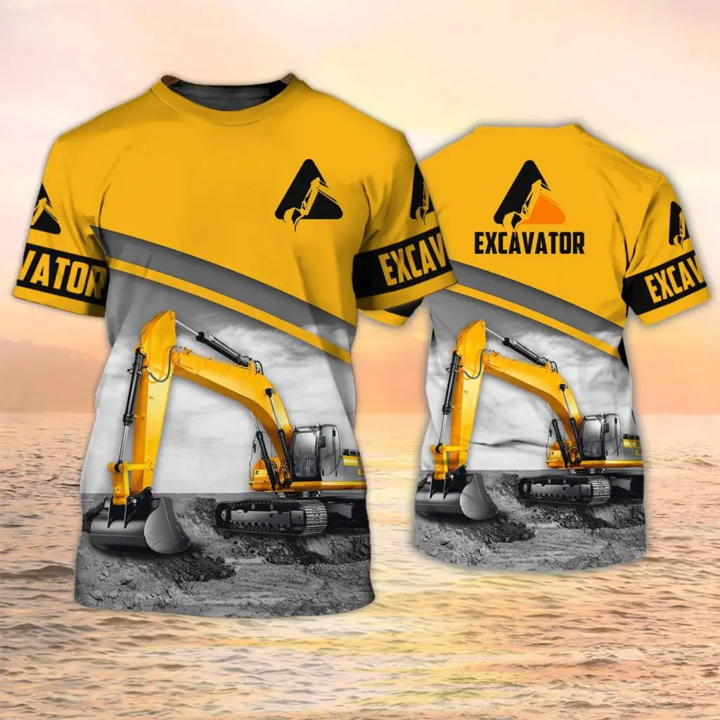 Heavy Equipment Operator Shirts - Graafmachine T-shirts Heavy Equipment Operator 3D