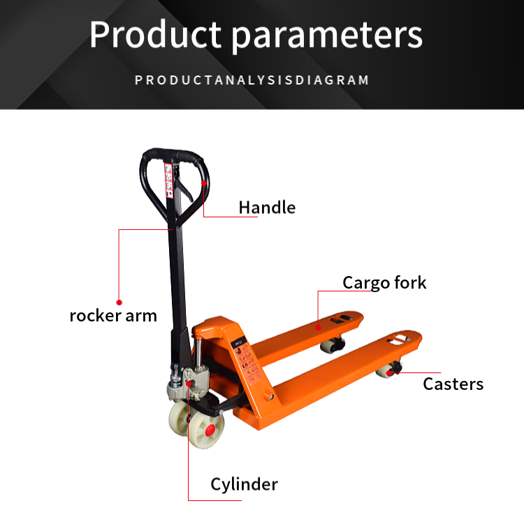 3T 550mm Hydraulische pallettr - Hand Pallet Truck recensie en prijs