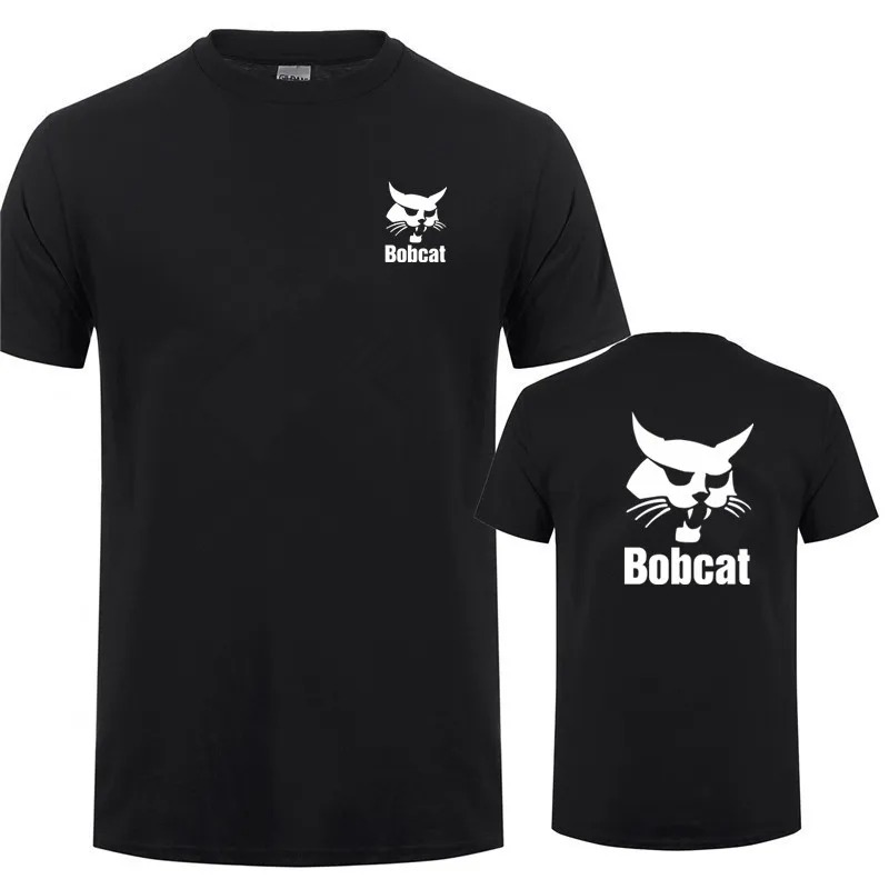 Bobcat T-shirt Zomer Mannen Ko - Heavy Equipment Logos recensie en prijs
